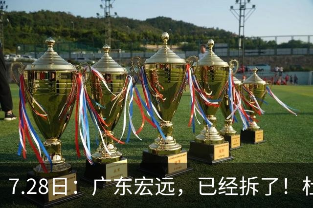 7.28日：广东宏远，已经拆了！杜锋走了，朱芳雨走了，杜润旺也走了